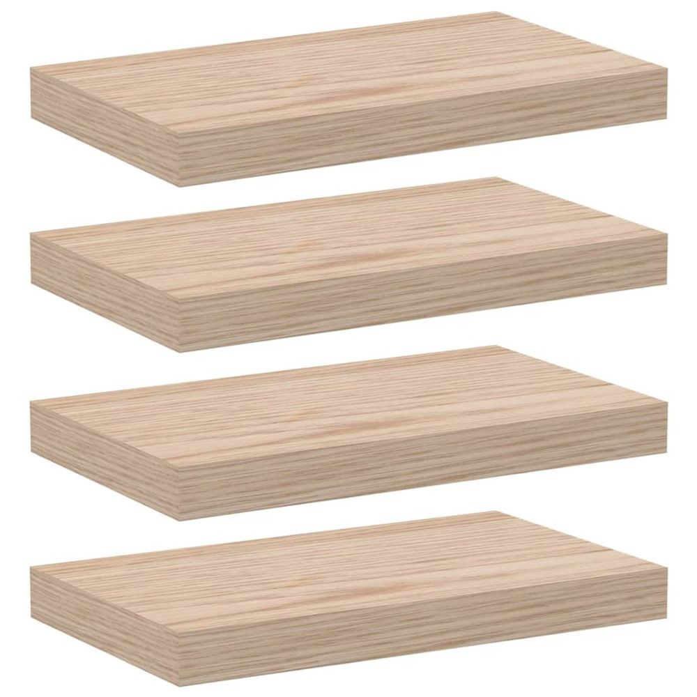 Étagères flottantes 4 pcs 40x23,5x4 cm bois d'ingénierie