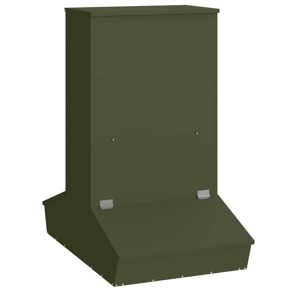 Distributeur de porcs vert olive 82 x 51 x 91,5 cm 20 kg