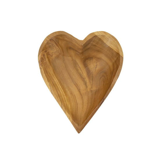Vide-poche cœur en bois