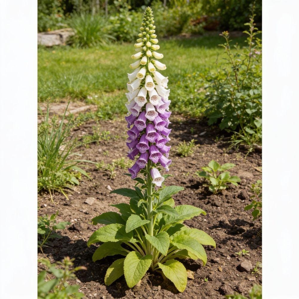 Digitale purpurea alba 20cm godet 9cm - digitalis
