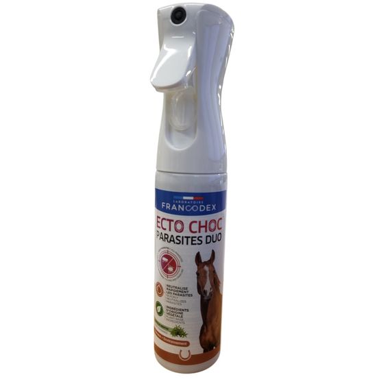 Brumisateur ecto choc parasites duo pour chevaux - 290 ml - francodex