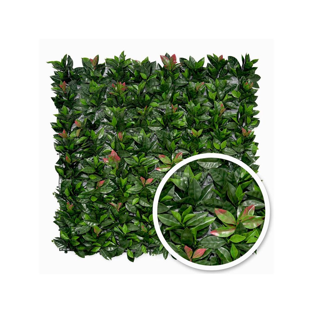 Feuillage artificiel imitation photinia 1 m²