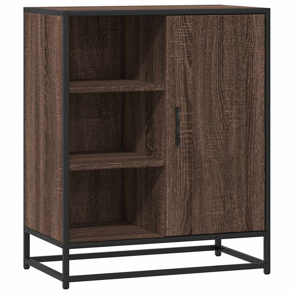 Buffet chêne marron 62x35x76 cm bois d'ingénierie