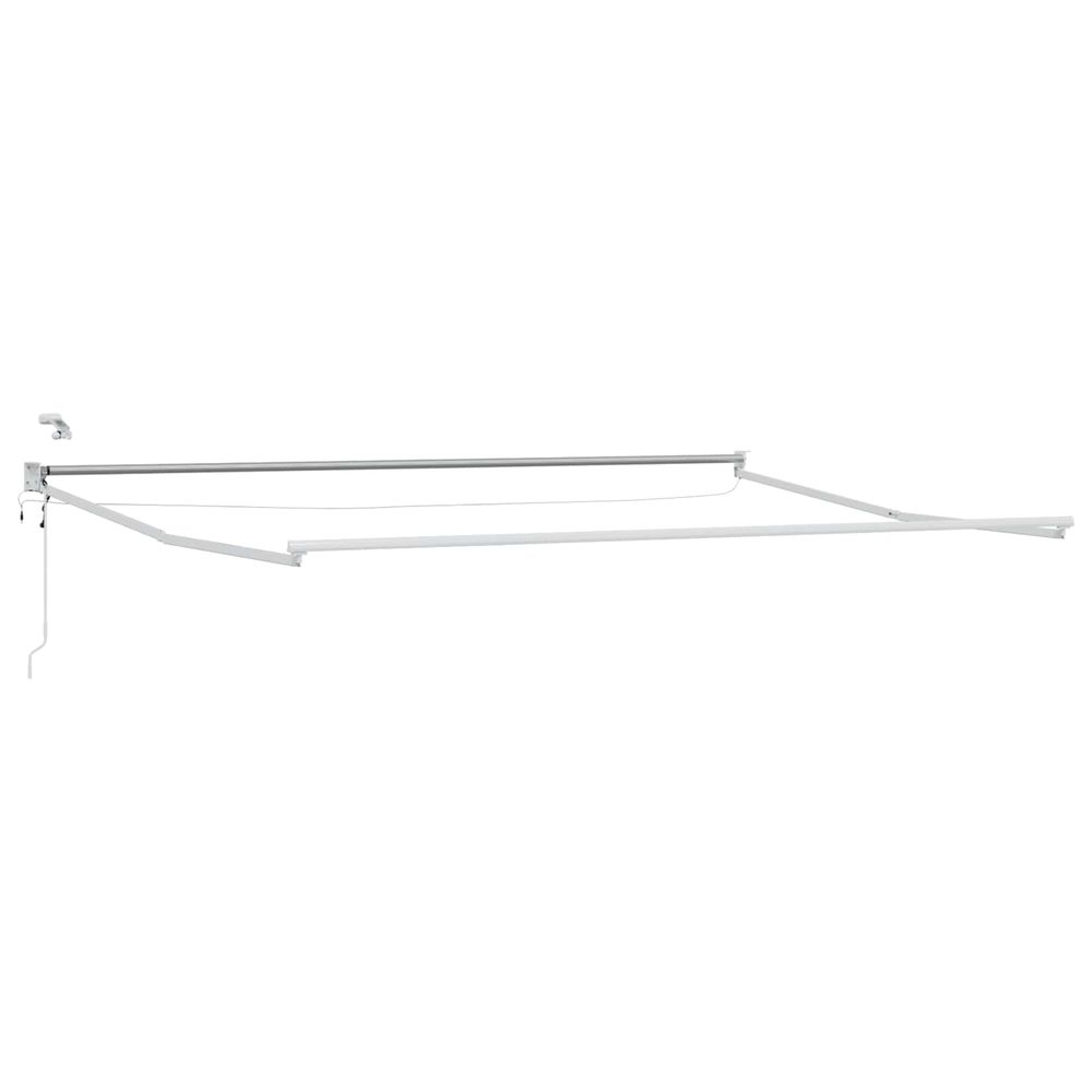 Auvent rétractable électrique crème 4,5 × 3 m