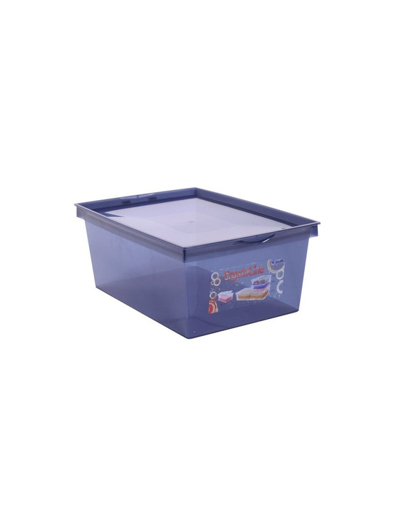 Boite crystaline 6l bleu c. A.