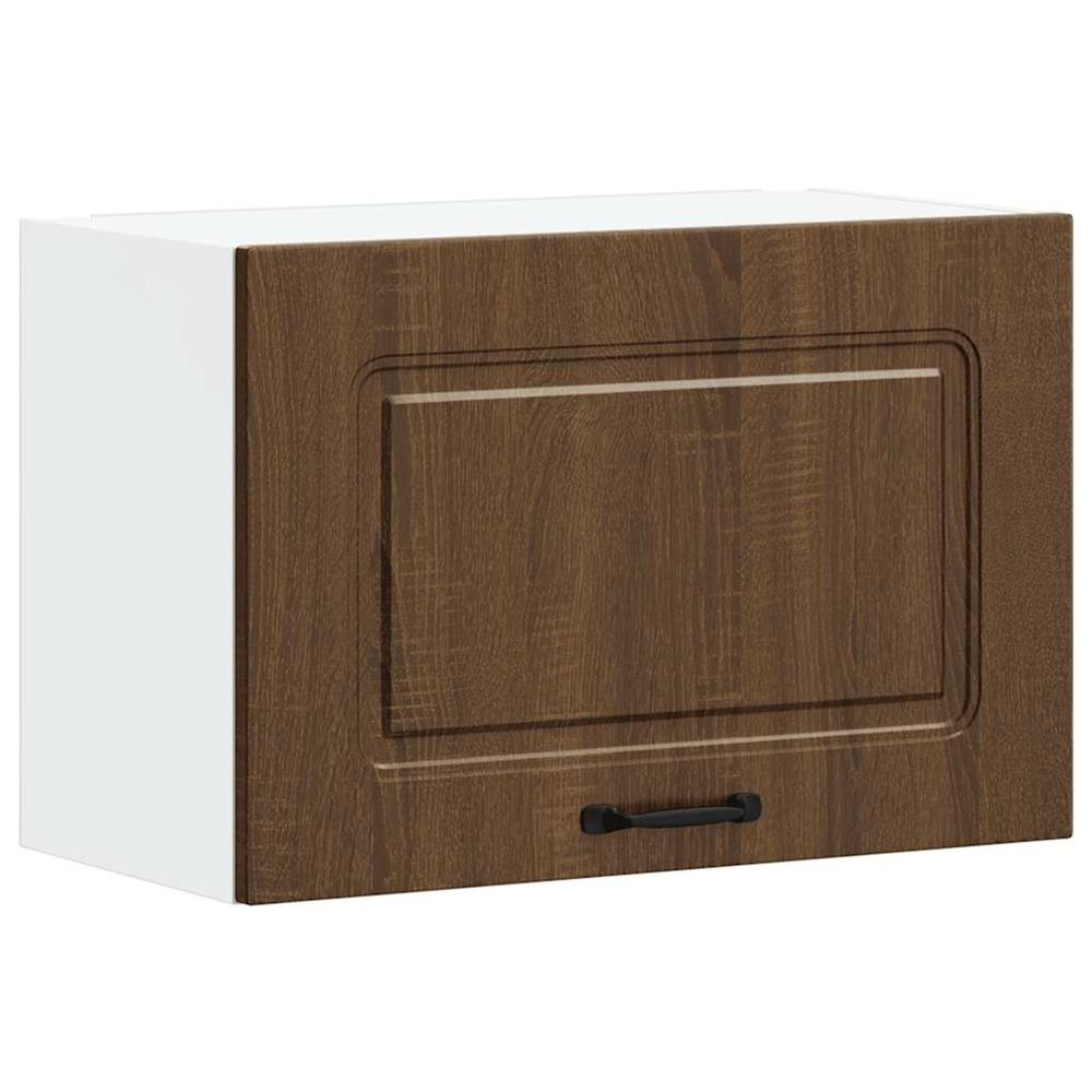 Armoire murale de cuisine kalmar chêne marron bois d'ingénierie