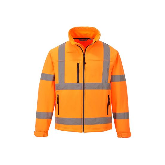 Veste softshell classic hi-vis (3 couches) couleur : orange taille xxxl - portwest