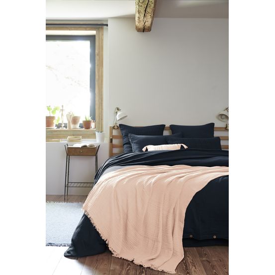 Plaid quadruple gaze de coton gaia