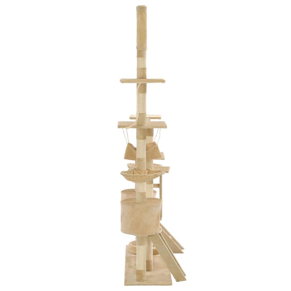 Arbre à chat avec griffoirs en sisal 230-250 cm beige