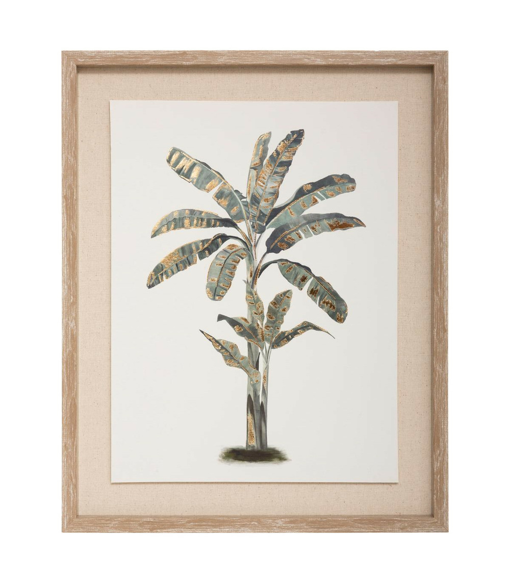 Tableau toile murale encadrée imprimée arbre 40 x 50 cm