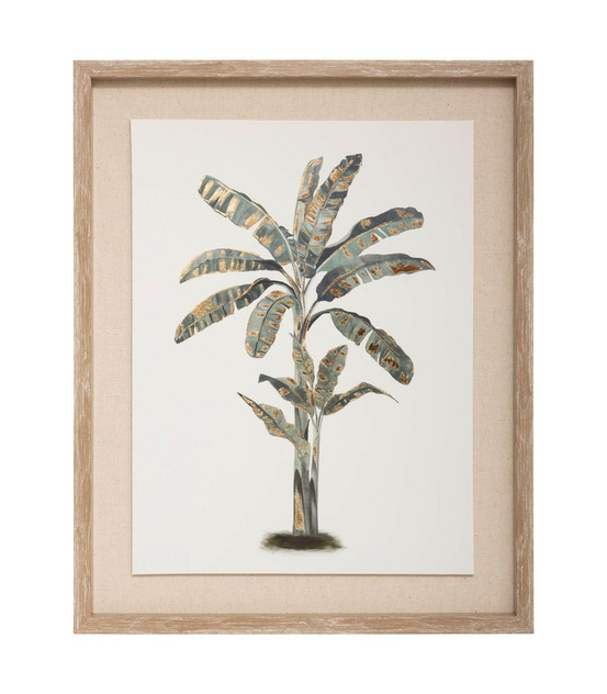 Tableau toile murale encadrée imprimée arbre 40 x 50 cm