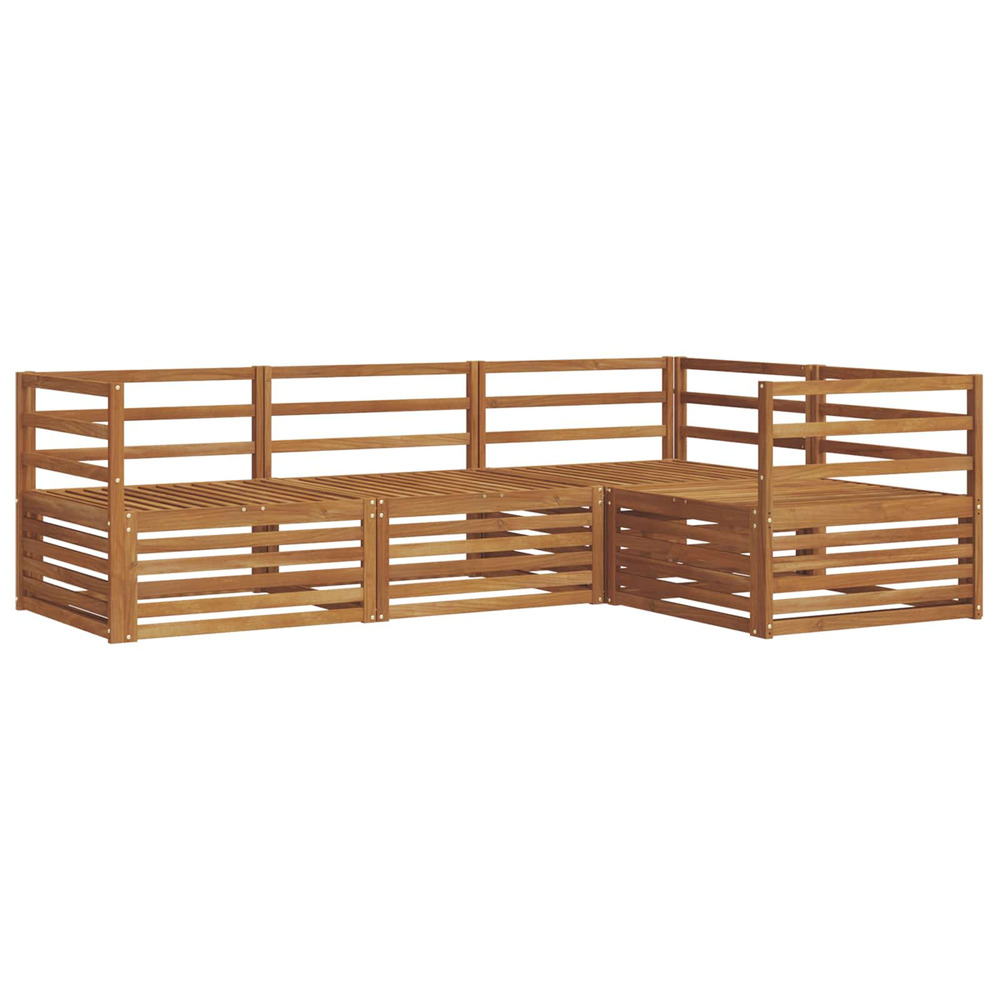 Ensemble de canapés d'extérieur 4 pcs naturel