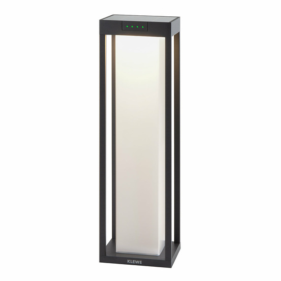 Borne solaire radia noir aluminium h50cm