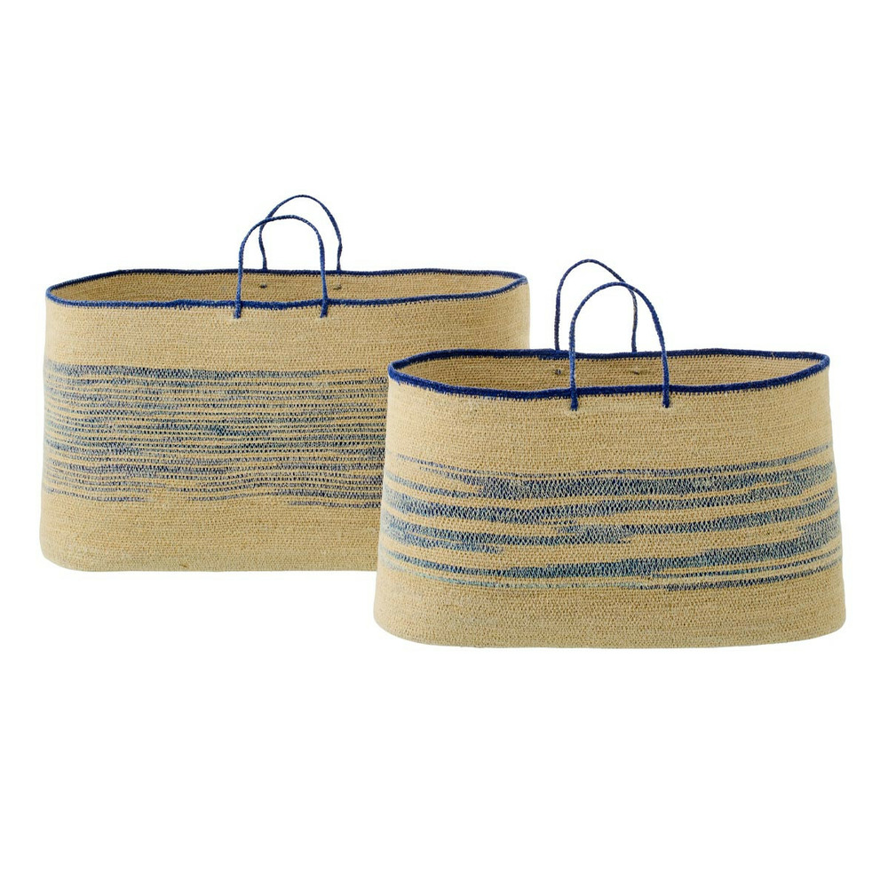 Lot de 2 paniers avec anse 