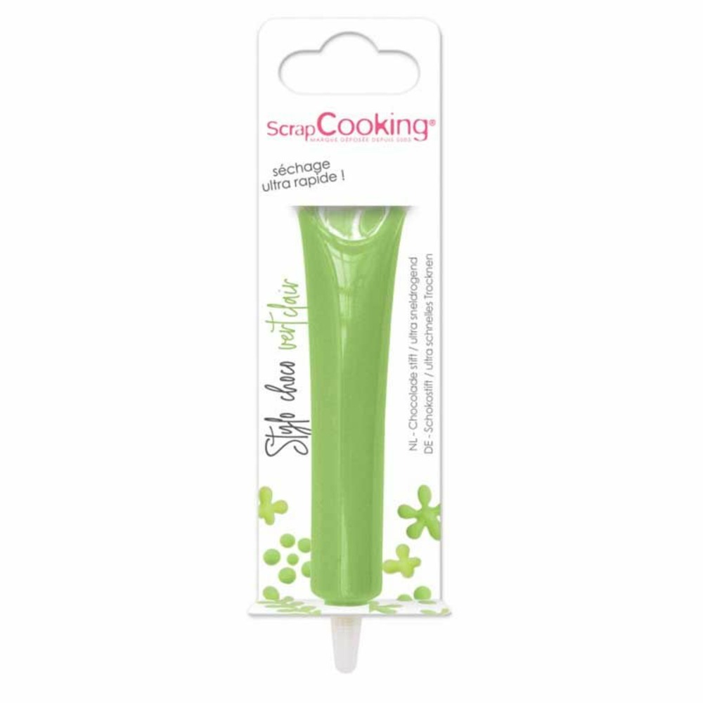Stylo au chocolat vert clair 25 g
