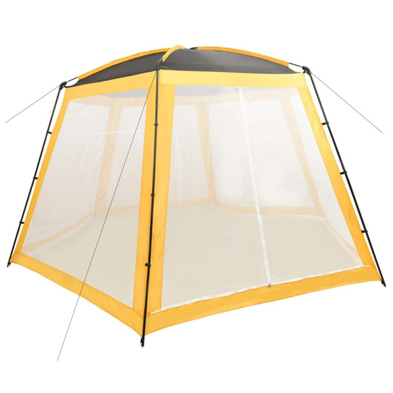 Tente de piscine tissu 500x433x250 cm jaune