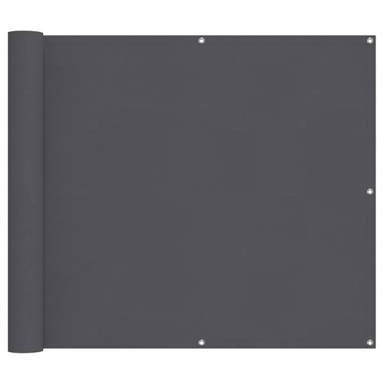 Écran de balcon anthracite 90x800 cm 100% polyester oxford