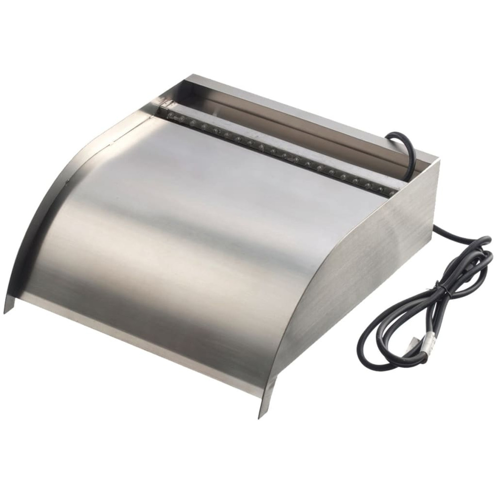 Lame cascade nevada 30 cm avec éclairage led inox