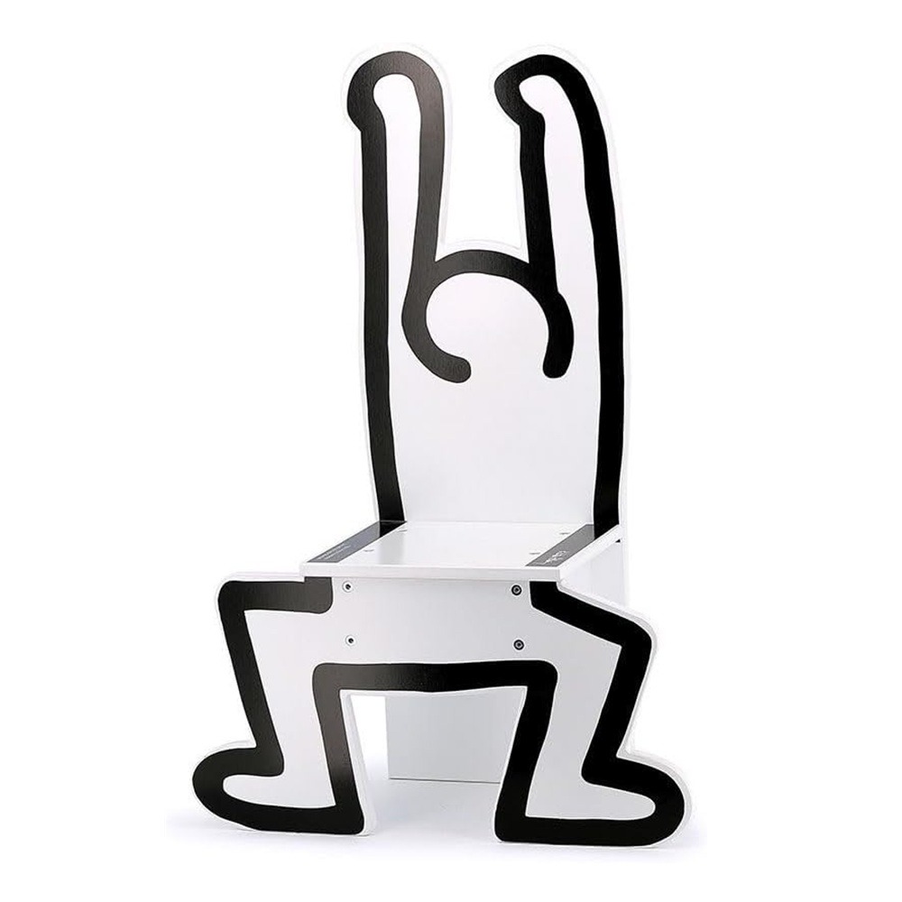 Chaise Keith Haring Blanche