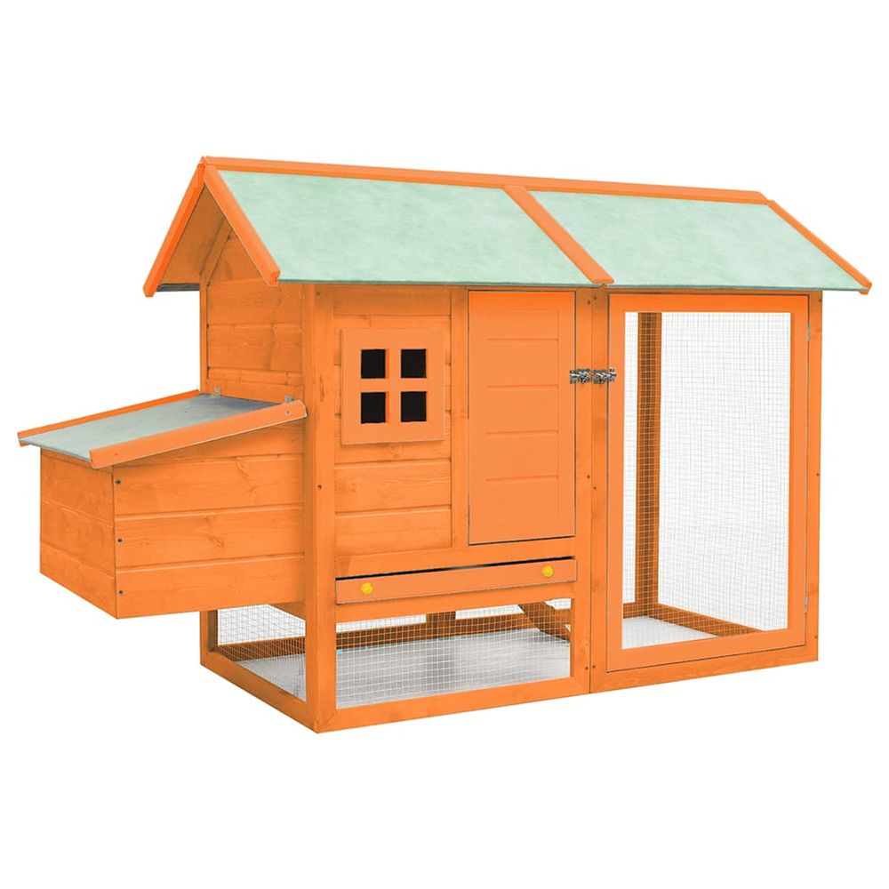 POULAILLER BOIS DE PIN MASSI 2-(868468)