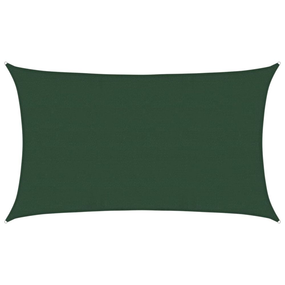 Voile d'ombrage 160 g/m² vert foncé 5x8 m pehd