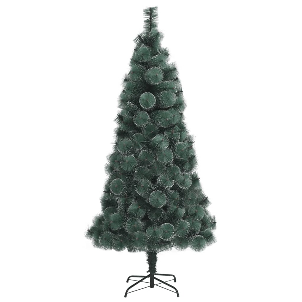 Sapin de noël artificiel avec support vert 240 cm pet