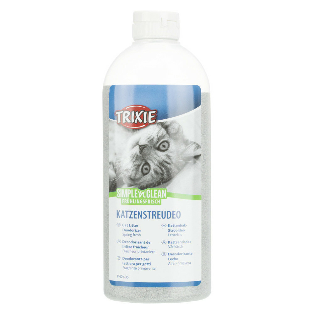 Désodorisant de litière simple'n'clean printanière 750 g pour chat