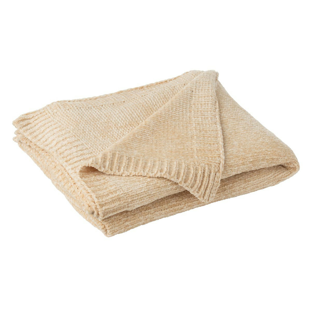 Plaid uni chenille 