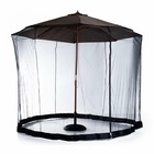 Moustiquaire cylindrique pour parasol - diam. 3m