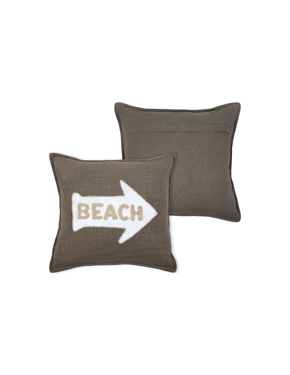 Coussin stof arcachon taupe 40x40cm - stof