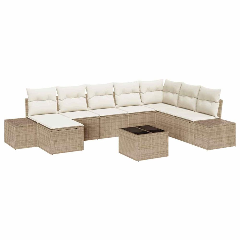 9 pc beige
