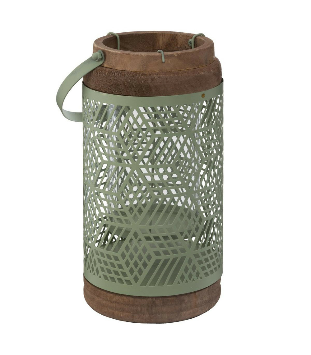 Photophore Lanterne En Maillechort Et Verre - Artisanat Marocain - Neuf