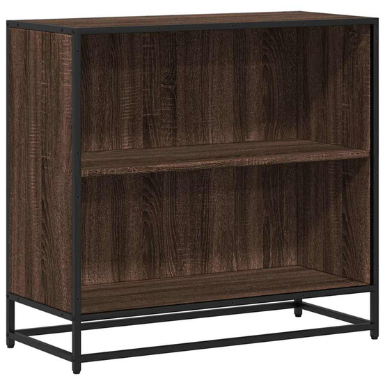 Bibliothèque chêne marron 80,5x35x76 cm bois d'ingénierie