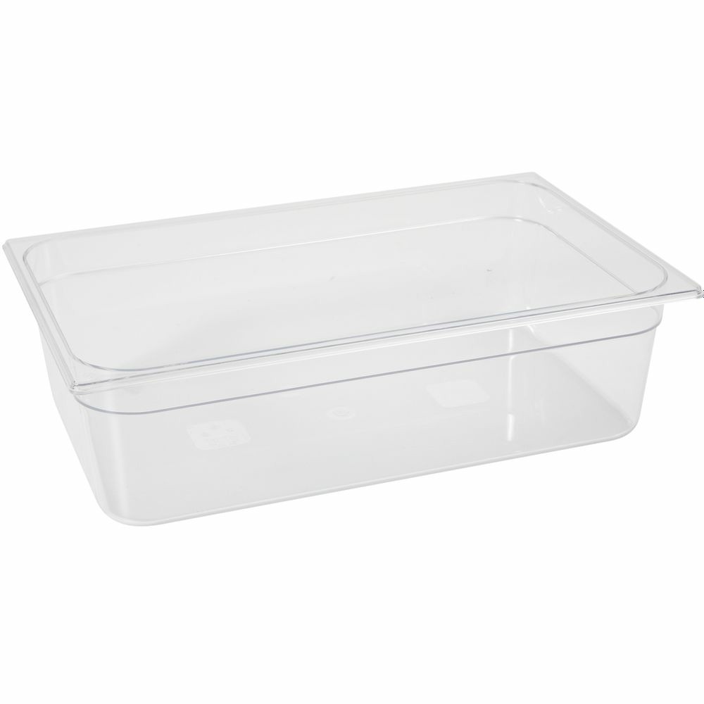 Bac gastronorme gn 2/1 58l transparent 650x530x(h)200 mm - hendi