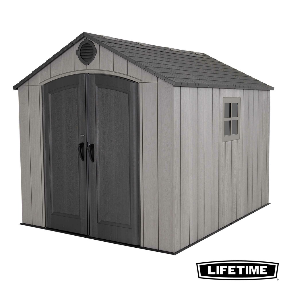 Abri de jardin résine Rough Cut 7. 38m2 (2. 43x3. 04m) LIFETIME #60356