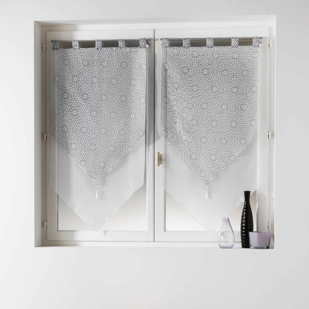 Paire pompon voile double collection tunis