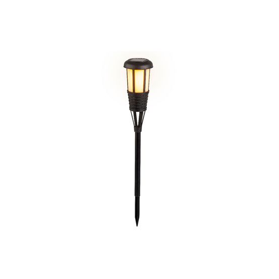 Piquet solaire effet osier noir