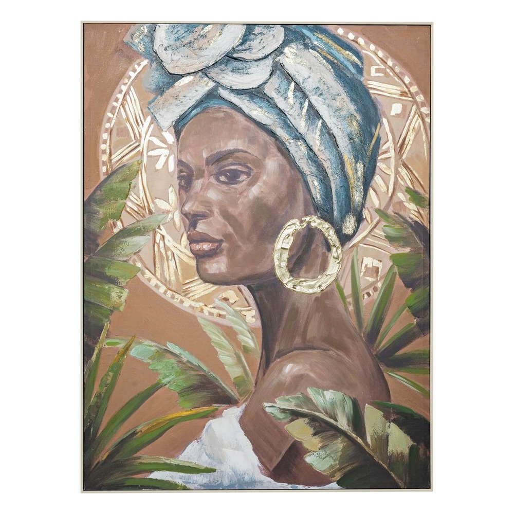 Toile peinte encadrée 