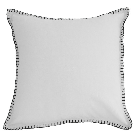 Coussin coton et bourdon noir