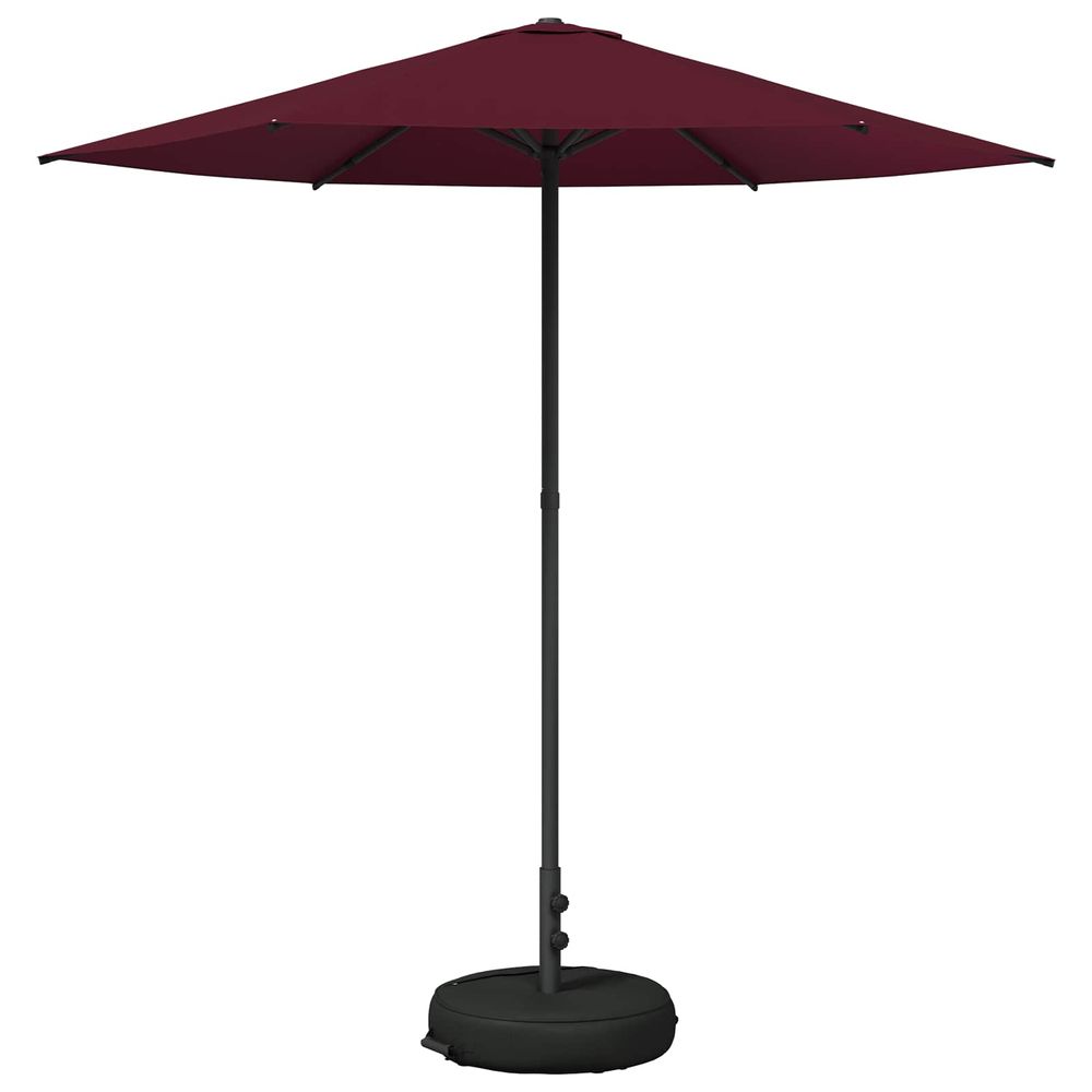 Parasol de jardin avec base 230 x 230 cm polyester