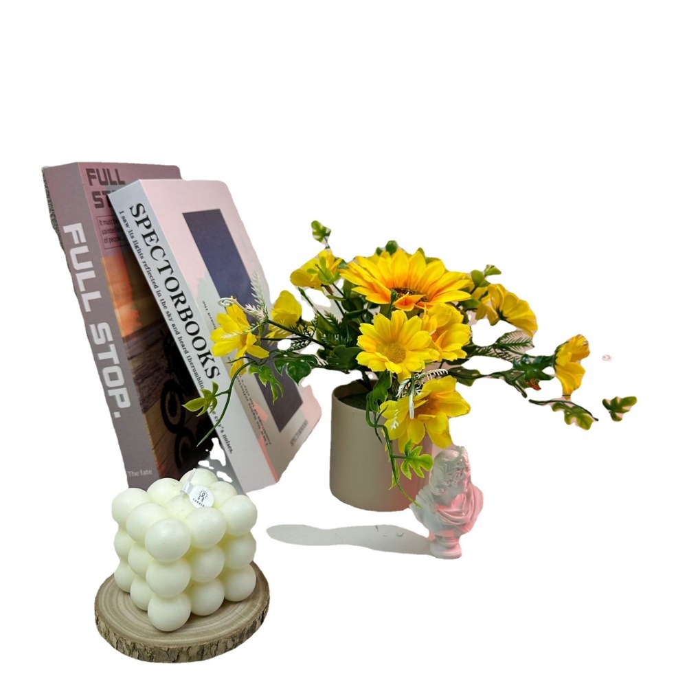 Fleurs artificielles de tournesol et de marguerite - décoration pour salon et chambre - dtopbuyage