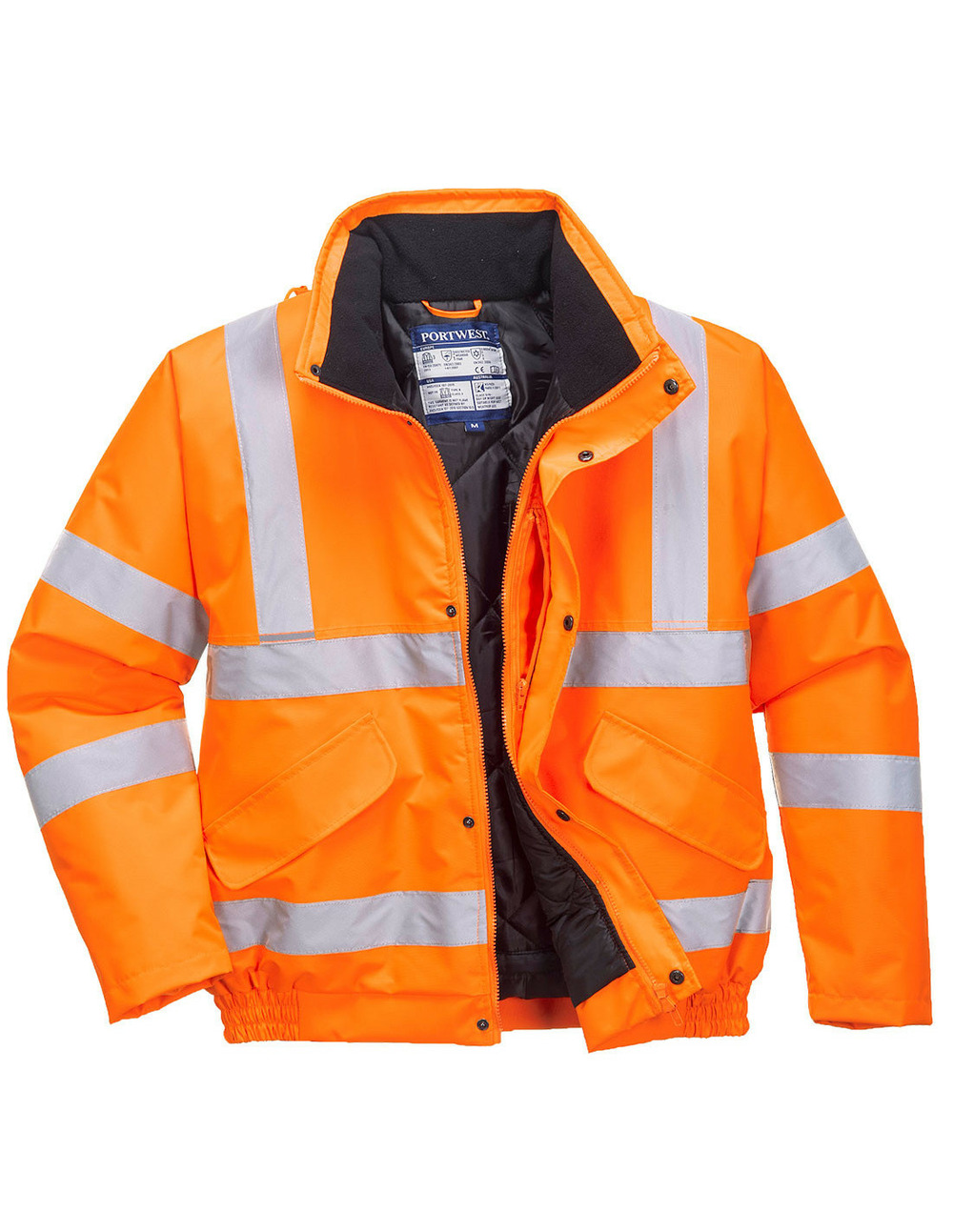 Blouson hi-vis ris couleur : orange taille 4xl - portwest