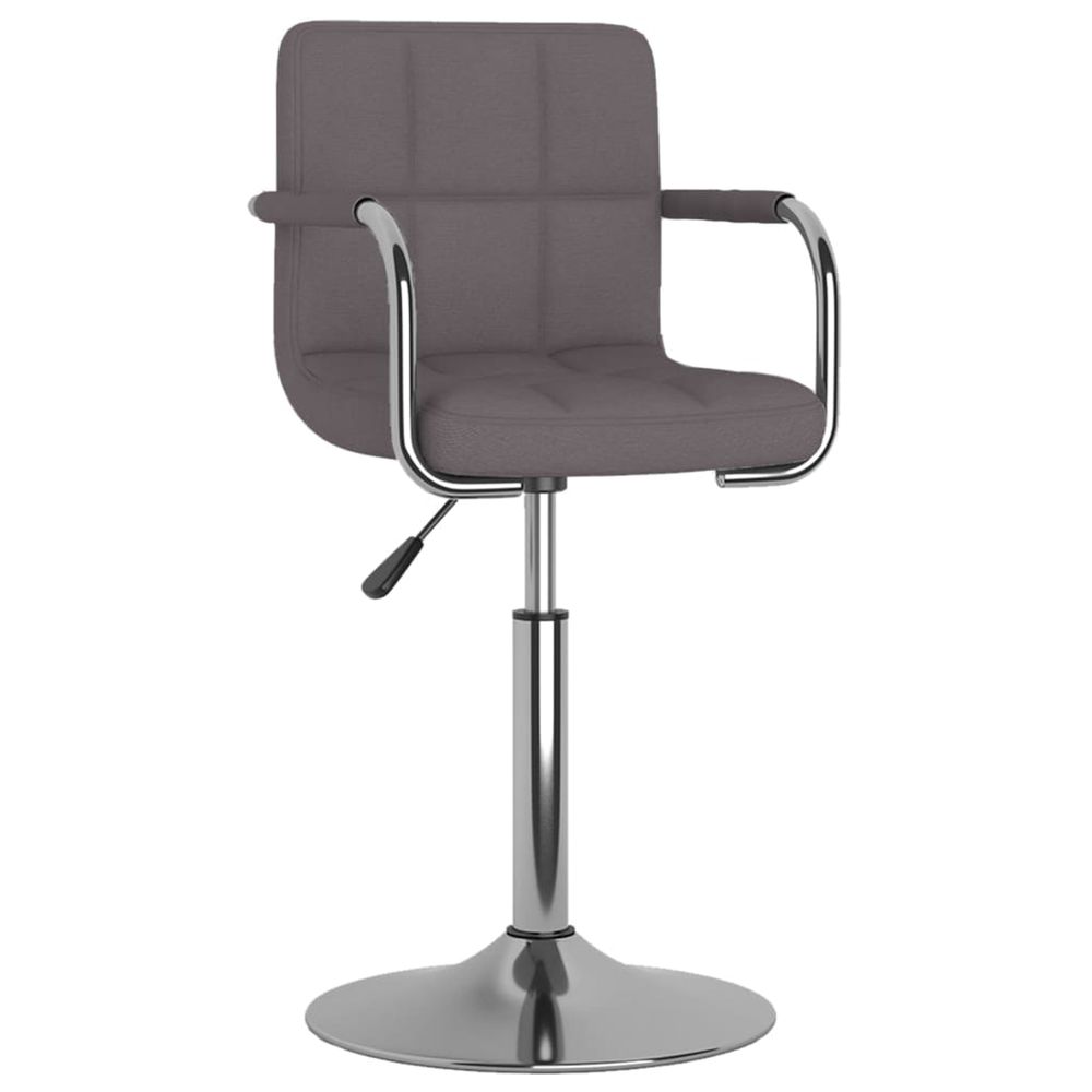 Tabouret de bar taupe tissu