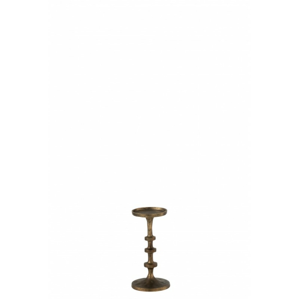 Chandelier en métal bronze 13x13x25cm