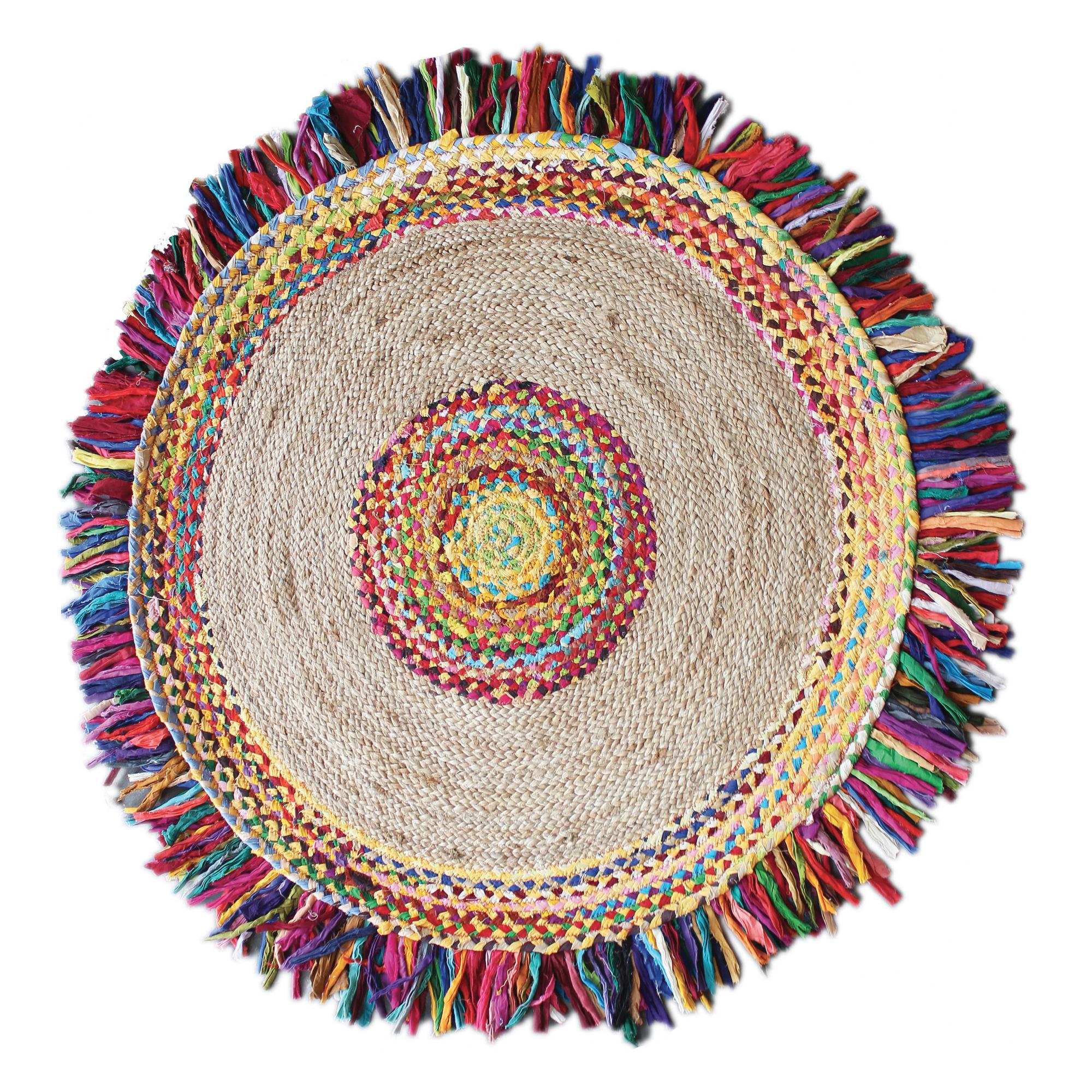 Tapis ballas multicolore diameter 120 cm