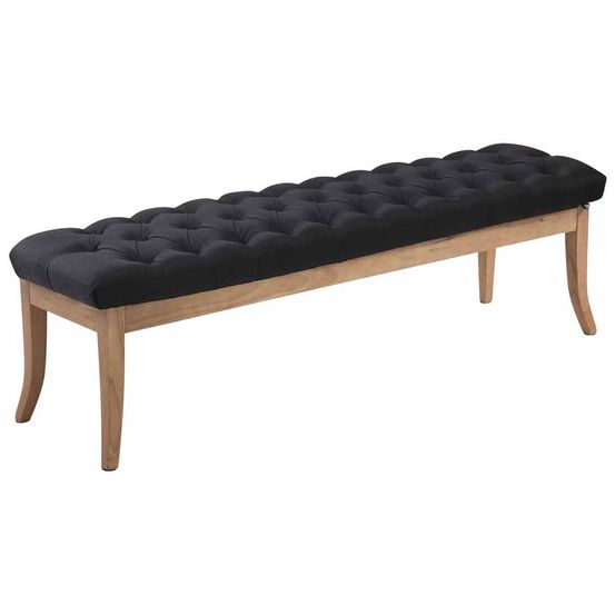 Banc ramses tissu antique-clair 150 cm