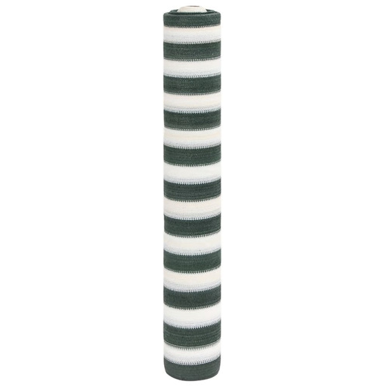 Filet brise-vue vert et blanc 1,5x10 m pehd 75 g/m²