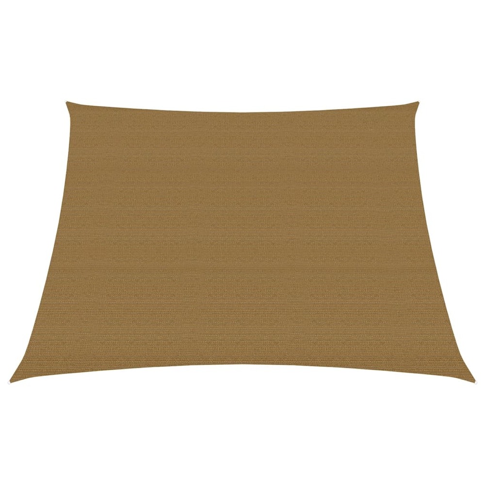 Voile toile d'ombrage parasol 160 g/m² 3/4 x 2 m pehd taupe