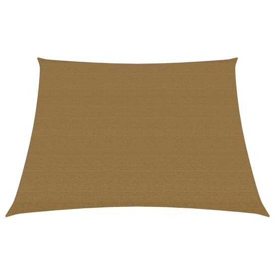 Voile toile d'ombrage parasol 160 g/m² 3/4 x 2 m pehd taupe