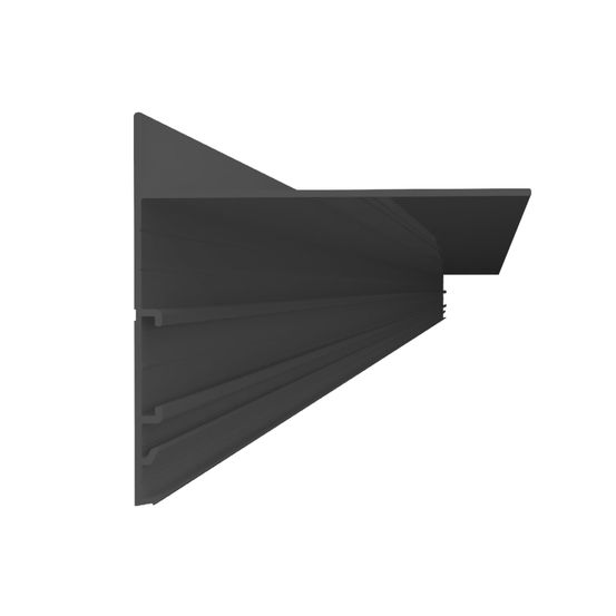Profilé alu pour terrasse sur plots 240x10 cm gris anthracite - yeed (à l'unité)